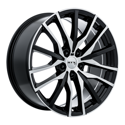 RTX OE Replica PASSAU Black Machined Face wheel