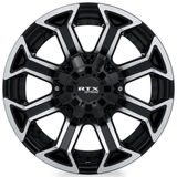 RTX PEAK (8 SPKS.) Gloss Black Machined