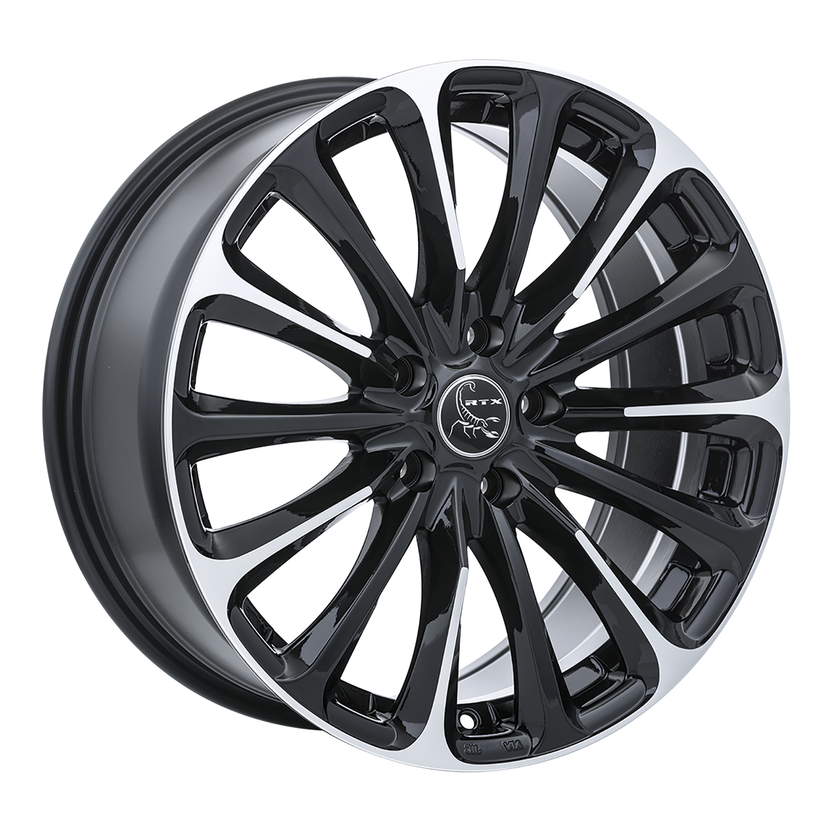 RTX POISON Black Machined wheel