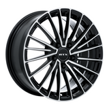 RTX POLAR Gloss Black Machined wheel