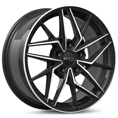 RTX R-Spec RS11 Gloss Black Machined wheel