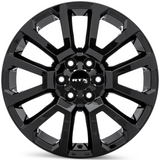 RTX OE NI-01 17x7.5 Gloss Black 6x114.3 premium Nissan replica wheel