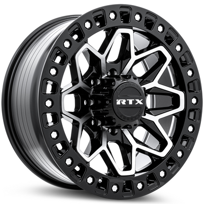 RTX Offroad ZION Gloss Black Machined wheel