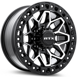 RTX ZION Gloss Black Machined wheel