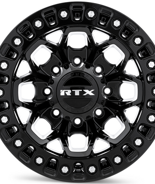 RTX ZION Gloss Black Milled Rivets