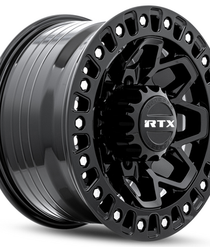 RTX ZION Gloss Black Milled Rivets
