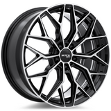 RTX R-Spec RS02 Gloss Black Machined wheel