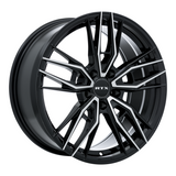 RTX SCEPTER Gloss Black Machined wheel