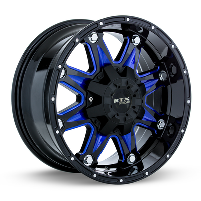 RTX SPINE Black with Milled Bl wheel
