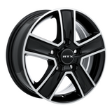 RTX TRANSIT Gloss Black Machined wheel