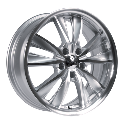 RTX TWIST Silver Machined wheel