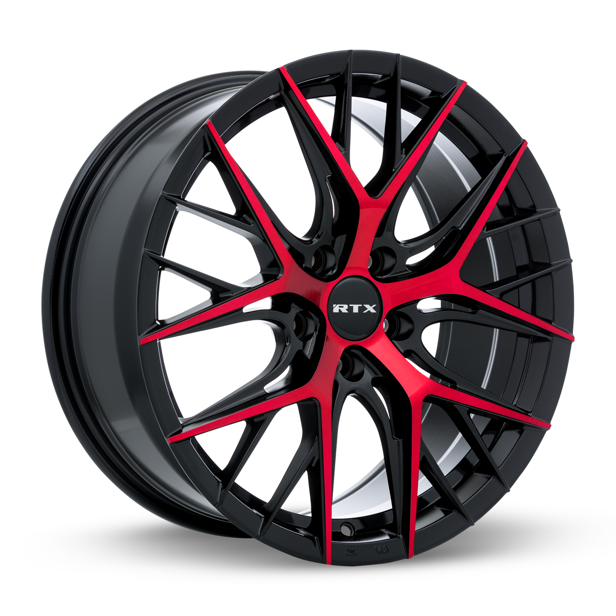 RTX VALKYRIE Black Machined Red wheel