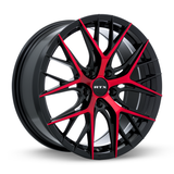RTX VALKYRIE Black Machined Red wheel