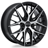 RTX VALKYRIE Gloss Black Machined wheel