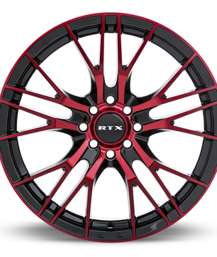 RTX VERTEX Black Machined Red