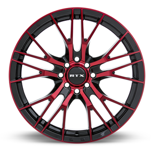 RTX VERTEX Black Machined Red