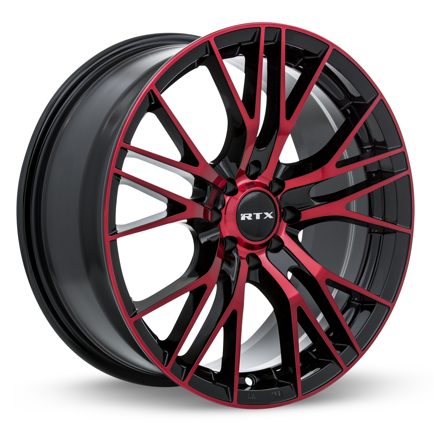 RTX VERTEX Black Machined Red