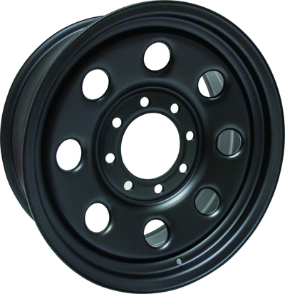 RTX ST 18x8 +25 Black 8x165.1 heavy-duty truck wheel