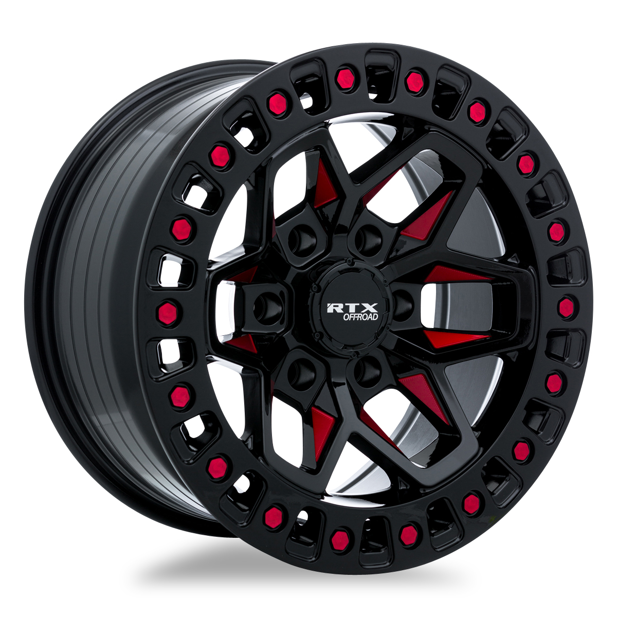 RTX Offroad ZION Black Milled Red wheel