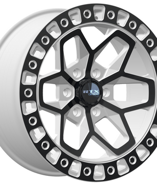 RTX ZION Gloss White with Black Spokes