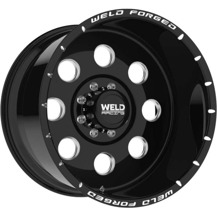 Weld Off-Road Super Single III XT Gloss Black with Milled Spoke Windows and Lip Accents