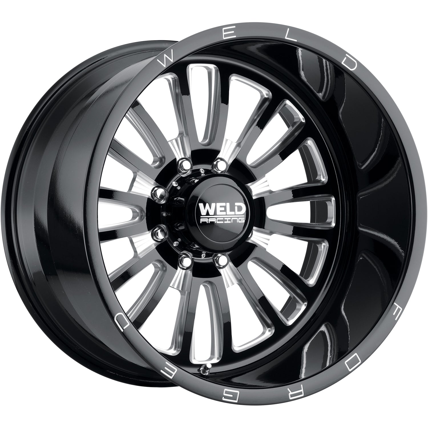 Weld Off-Road Vektor XT Gloss Black with Milled Spoke Windows Wheel