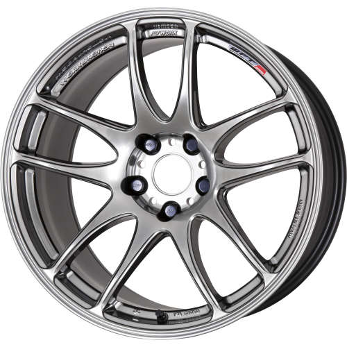 Work Emotion CR Kiwami GT Silver with a Clear Coat