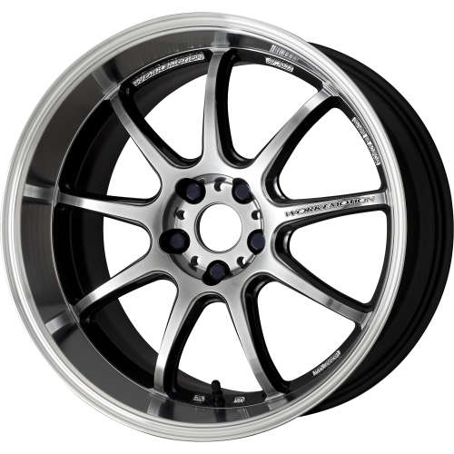 Work Emotion D9R GT Silver with a Clear Coat