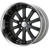 Work Equip E10 Black Anodized with a Polished Lip and Exposed Hardware