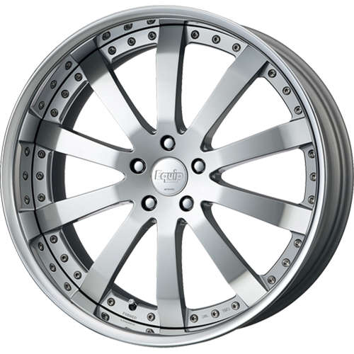 Work Equip E10 Silver with a Polished Lip and Exposed Hardware
