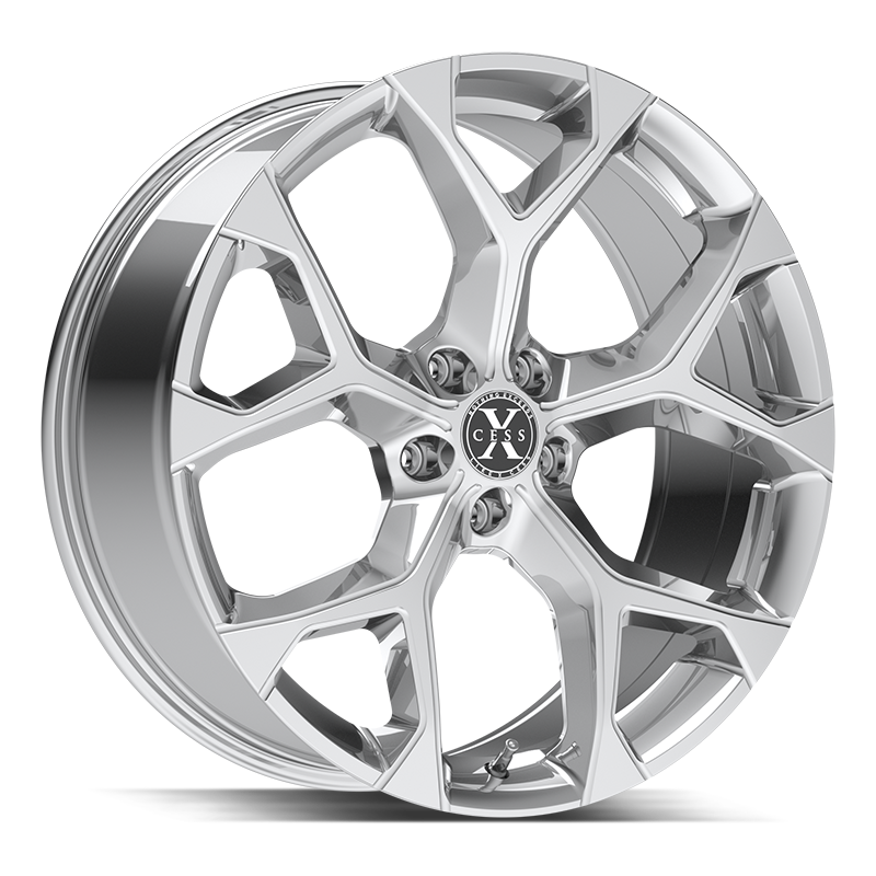 XCess 5 Flake X05 Chrome wheel