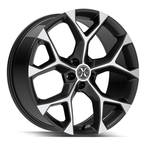 XCess 5 Flake X05 Black Machined wheel
