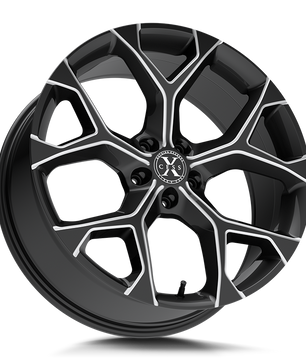 XCess 5 Flake X05 Gloss Black Milled