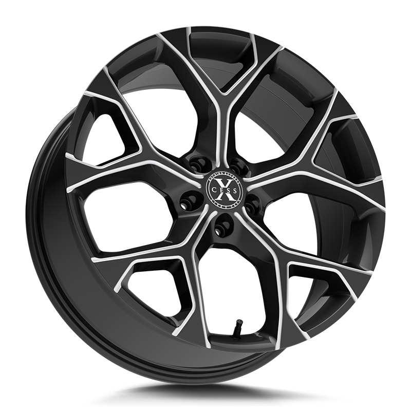 XCess 5 Flake X05 Gloss Black Milled