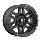 XD XD128 MACHETE 18x9 +25mm Satin Black With Reinforcing Ring