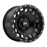 XD XD129 17x8.5 +34mm Satin Black with Simulated Beadlock