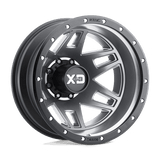 XD XD130 MACHETE DUALLY 17x6.5 -140mm Matte Gray Black Ring