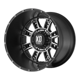 XD XD809 RIOT 18x9 +18mm Matte Black Machined
