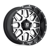XD XD820 GRENADE 20x9 +18mm Satin Black Machined Face