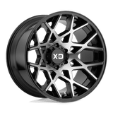 XD XD831 20x10 -24mm Gloss Black with Machined Spoke Faces