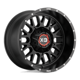XD XD842 Snare 20x9 +18 Satin Black premium truck wheel