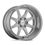 XD XD844 PIKE 22x10 -18mm Titanium Brushed Milled