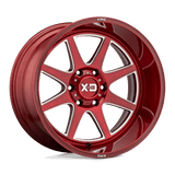 XD XD844 PIKE 20x9 0mm Brushed Red With Milled Accent