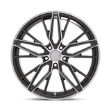 XO Zurich 20x9 +30 Gloss Black Machined Dark Tint premium Euro wheel