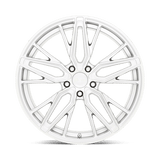 XO Zurich 20x10.5 +25 Hyper Silver Mirror Cut premium Euro wheel