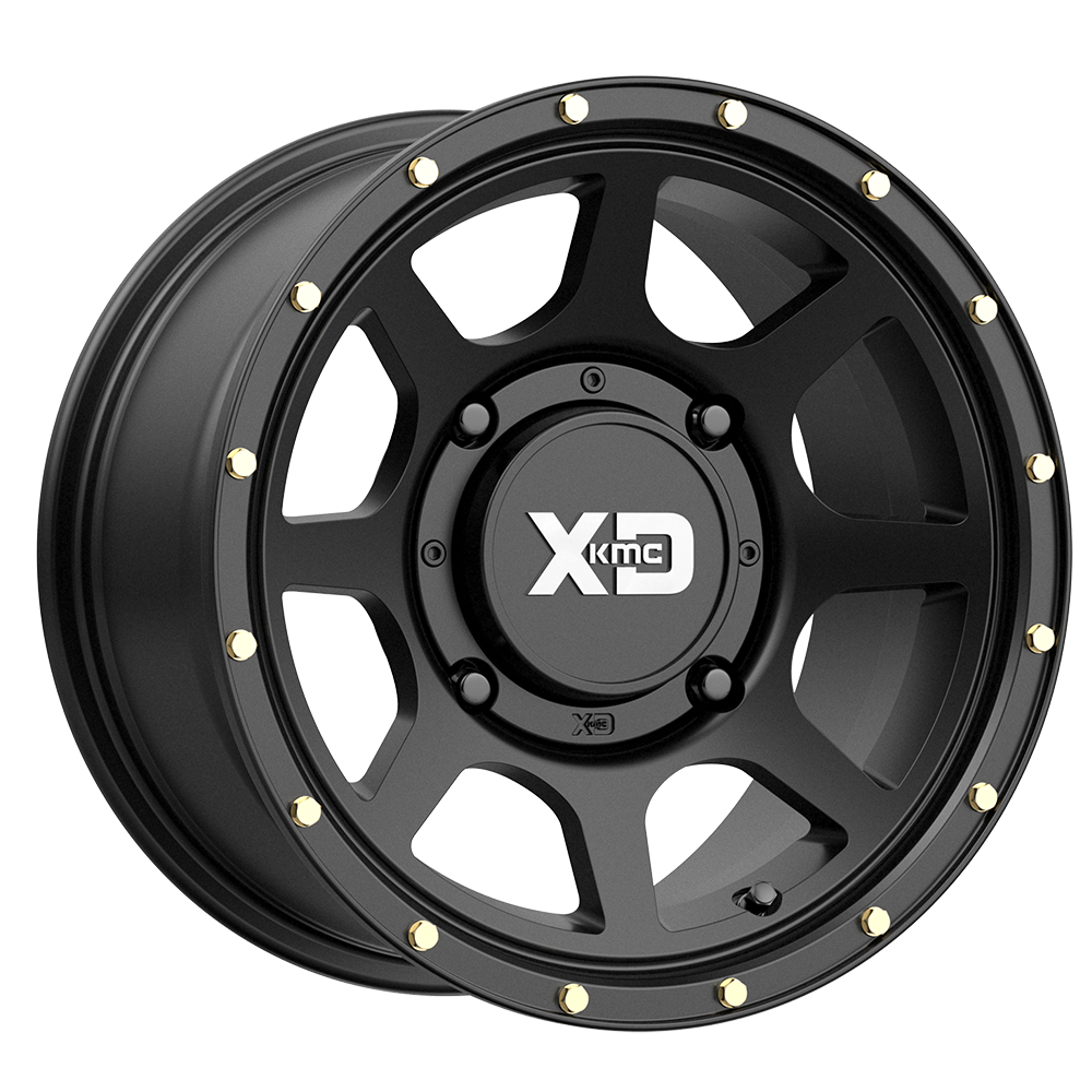XD Powersports XS134 ADDICT 2 Black wheel