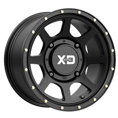 XD Powersports XS134 ADDICT 2 Black wheel