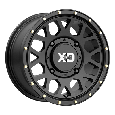 XD Powersports XS135 GRENADE Black wheel