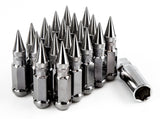 Wheel Installation Kit set: (Includes Spike Lug nuts, Key & Centering rings for 4 Wheels)