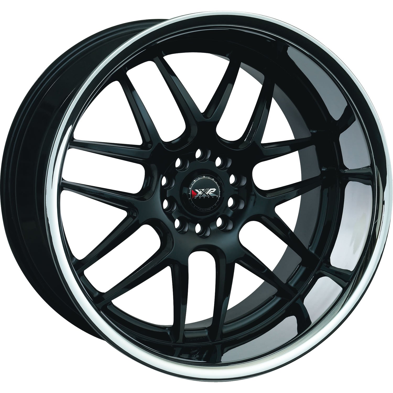 XXR 526 Black with a Chrome Stainless Steel Lip Wheel